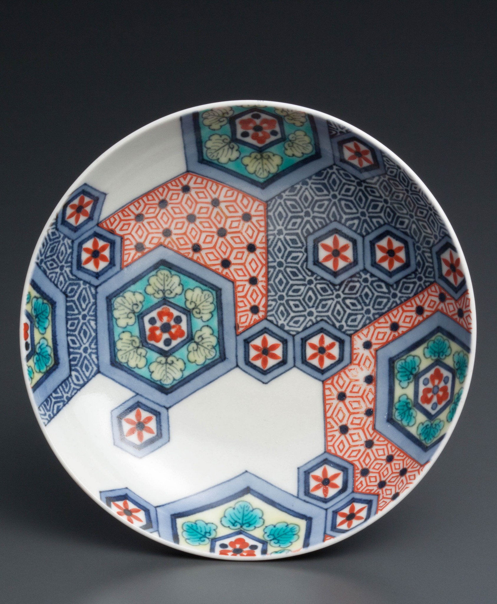 A Nabeshima Dish With Geometrical Design Japanese Antiques Samurai Art A Nabeshima Dish With Geometrical Design Japanese Antiques Samurai Art